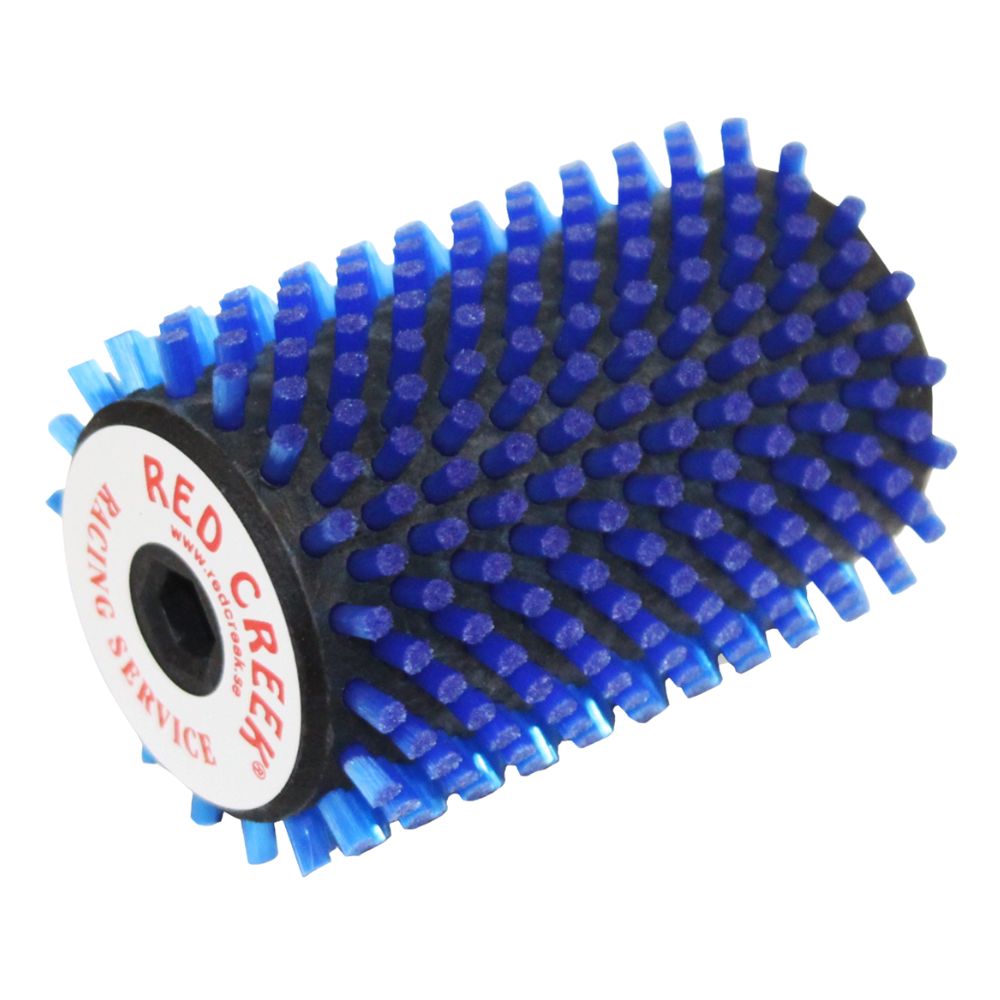 RED CREEK BLUE NYLON SOFT ROTARY BRUSH 100mm